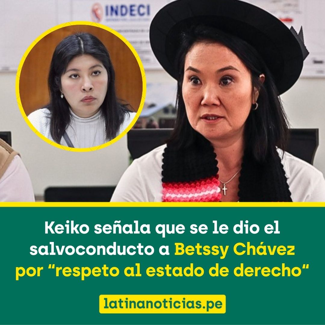 Latina_Noticias's tweet photo. 🔴 Durante su visita a Junín para supervisar las zonas afectadas por los sismos, la presidenta señaló que la autorización para la salida de la ex primera ministra se dio por “respeto al Estado de derecho”. Como se sabe, Chávez recibió el salvoconducto emitido por el Ministerio de Relaciones Exteriores luego de que México le concediera asilo diplomático. Más en https://t.co/ZA7OVMMfKO.