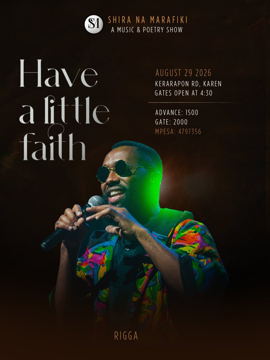 SozoShira's tweet photo. Nimeona mmekasirika sana about August 29th...

Sasa sisi wale tulipanga shughuli at the beginning of the year piano tutapigwa mawe????

Save some little monies and come chill with us pale Karen. Lots of Choma, Chai and Bonfire 

Also @mufasapoet @njoki_karu @Riggaman Ndio setlist https://t.co/nrSwDjciR5