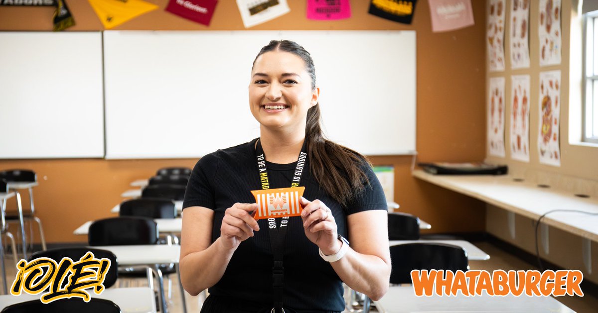 PHSMATADORFB's tweet photo. Congratulations to our first Whataburger Teacher of the Week award winner for 2026, Coach Sarver! #beglorious #olé 
@YISDAthletics1 @Whataburger @CoachMac_PHS @phsmats https://t.co/Ui5WEaNjSa