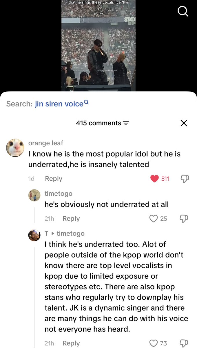 HANA__987's tweet photo. I was on TikTok and someone said this about Jungkook and you know what? I agree https://t.co/AbPCOMNWJi