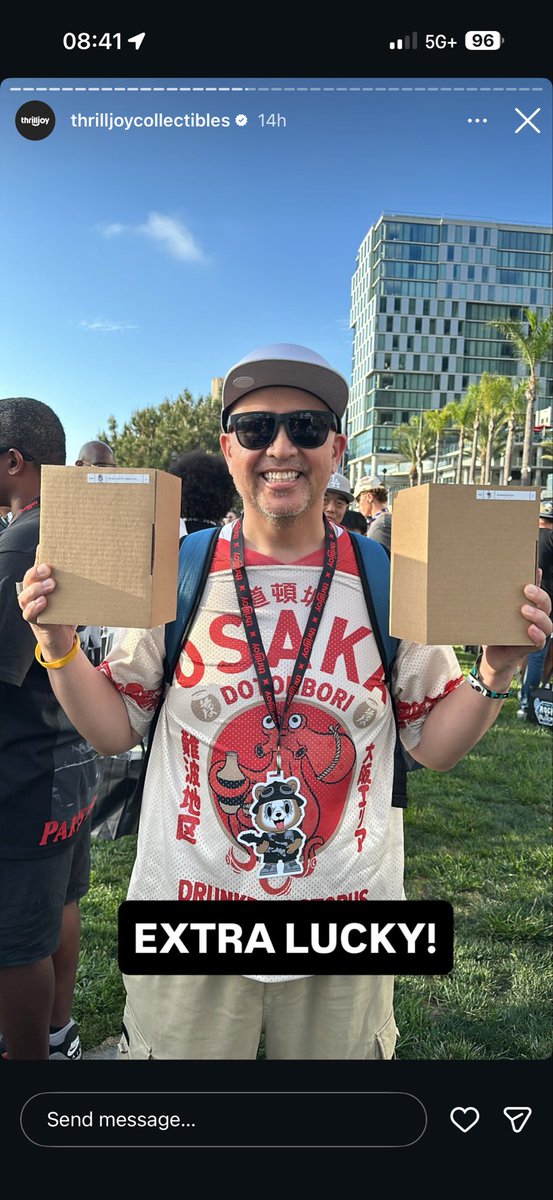 Jace_CD's tweet photo. A couple of protos I won at Rock the Block. #SDCC2026 #ThrillJoy #ExtraLucky #TearIntoTheThrill #TeamScout @ThrilljoyCo https://t.co/lxiHAkaUTi