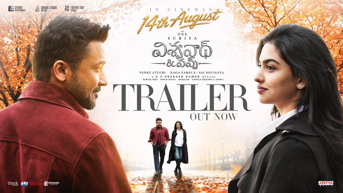 vkfilmsrelease's tweet photo. A trailer full of heart... 
A story full of soul...

An experience waiting to be embraced by every family ❤️

#VishwanathAndSons Trailer is out now 🫶🏻

#VASTrailer 
Tamil - https://t.co/OhC49nyFr5
Telugu - https://t.co/LXc46zbvkU

#VASonAUG14th 
@Suriya_offl #VenkyAtluri @_mamithabaiju @realradikaa @TandonRaveena @gvprakash @vamsi84 @NavinNooli @NimishRavi @Banglan16034849 #SaiSoujanya @ynakg2 @SitharaEnts @Fortune4Cinemas #SrikaraStudios @ThinkStudiosInd @adityamusic @PrimarkProd @PharsFilm