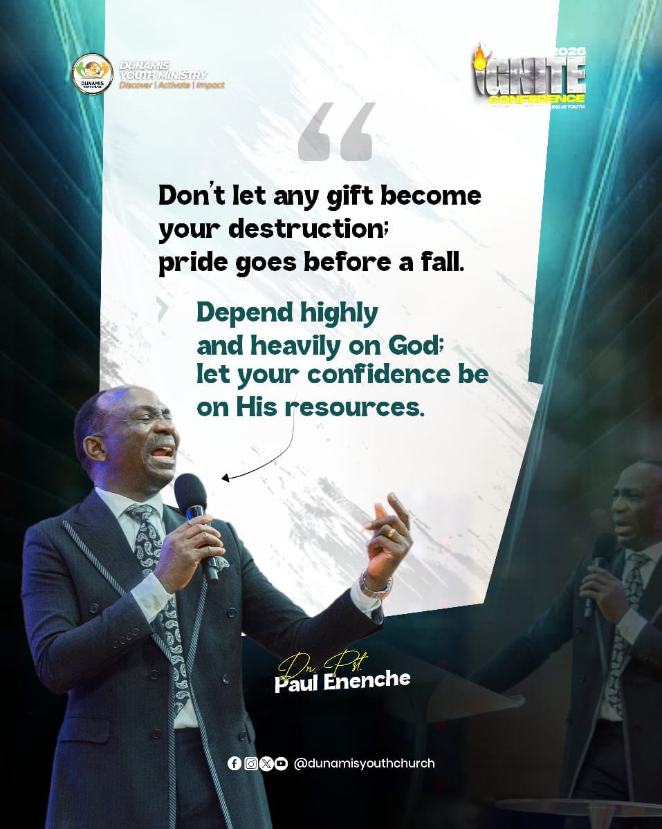 drpaulenenche's tweet photo. Your gift is your vehicle to greatness and influence in Life.

It is better to Live for impact than income; Impact on your world will bring both income and influence.

@drpastorpaulenenche ministering live at Ignite Conference 2026- Day 5 morning https://t.co/MM5KMd2hKN