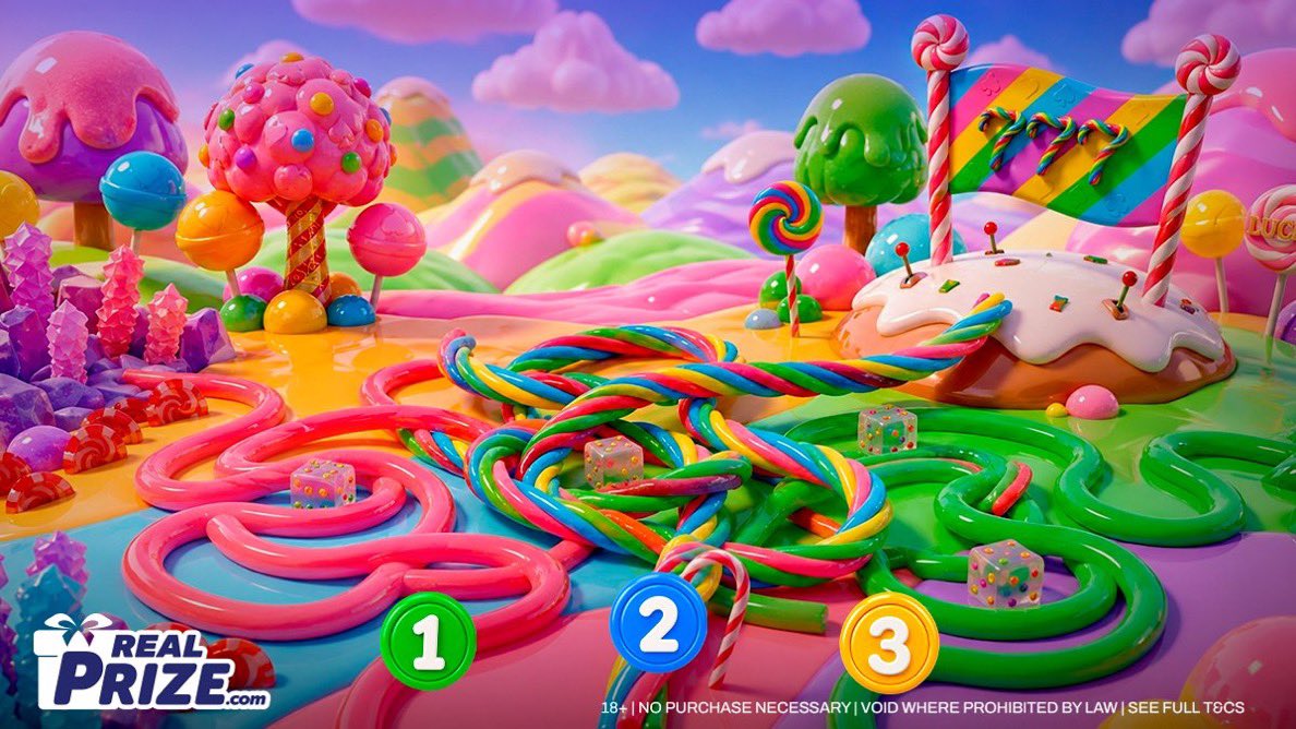 RealPrize85's tweet photo. 🍭 Follow the candy. Trust your instincts. 😏
Which path makes it all the way to the finish? https://t.co/Qd9xhotc6y