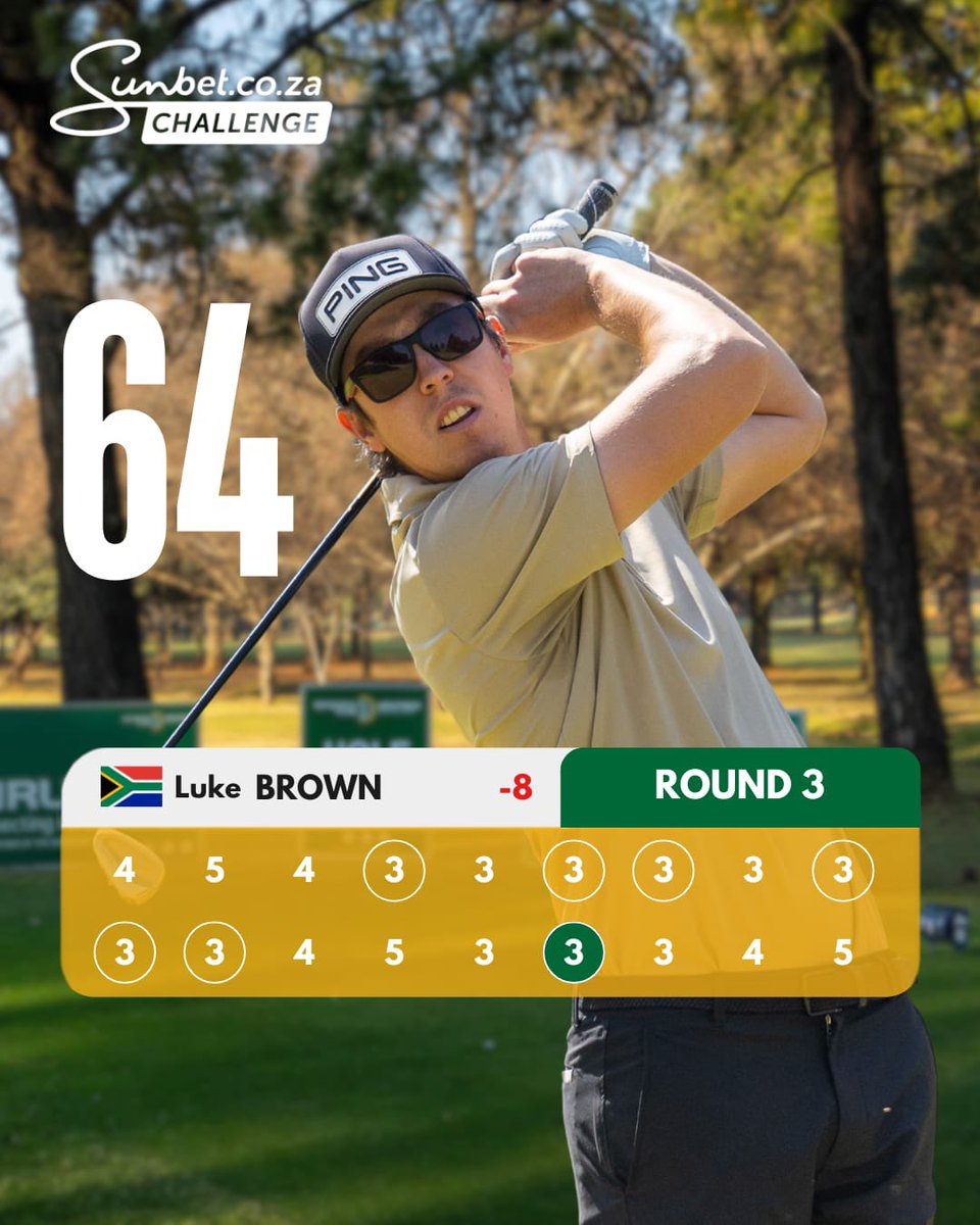 Sunshine_Tour's tweet photo. A clean scorecard for Luke Brown en route to capturing his second Tour title✨

#sunbetchallengetimesquare #sunbetchallenge #greatnessbeginshere https://t.co/ZLciBdapi5
