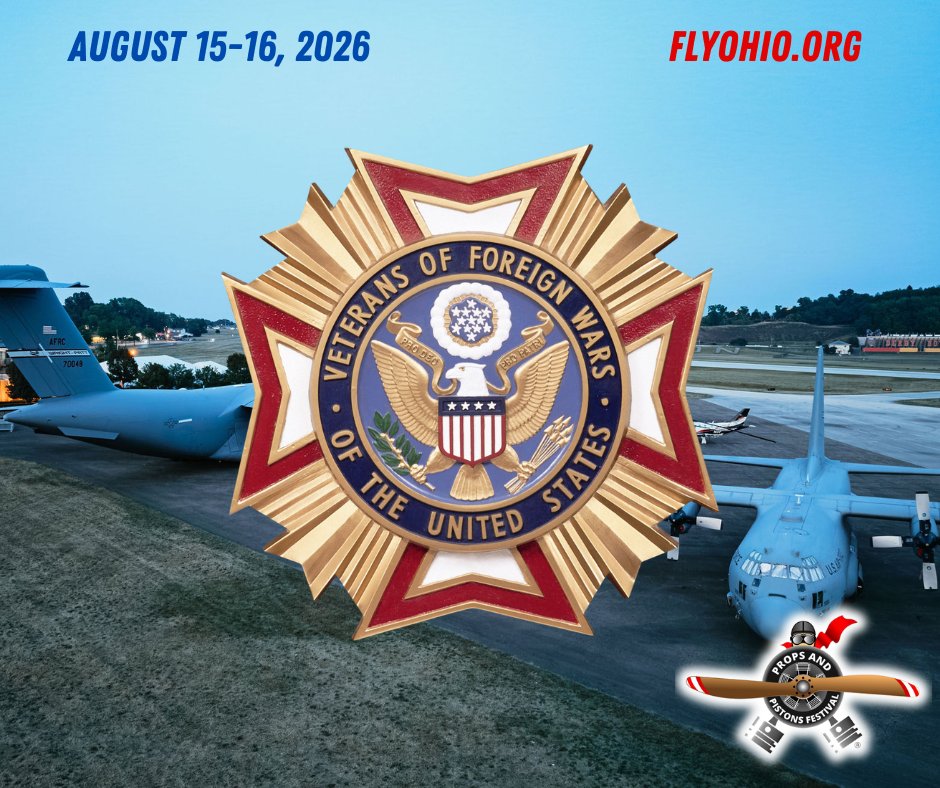 PAPF_Akron's tweet photo. Thank you to the Aurora VFW 2629 for supporting the Props and Pistons Festival and our community. We appreciate your service!

Tickets &amp; VIP Experiences: https://t.co/EXXCcTMRBY https://t.co/WWKw0qWo1f
