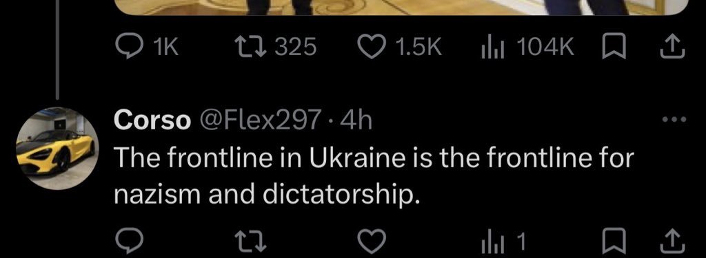 realcanuck2013's tweet photo. @Flex297 @EthanLevins2 Corso, pretending to be neutral and not a Nazi. Supports Russian soldiers raping women and children in Ukraine. What a peach! Thinks Crimean referensum was legit. 

Are you paid to be this stupid and depraved? 
 
This Uke(me) can’t be bought for
$10 mil.  That’s called integrity https://t.co/FrJb0Ds2TY