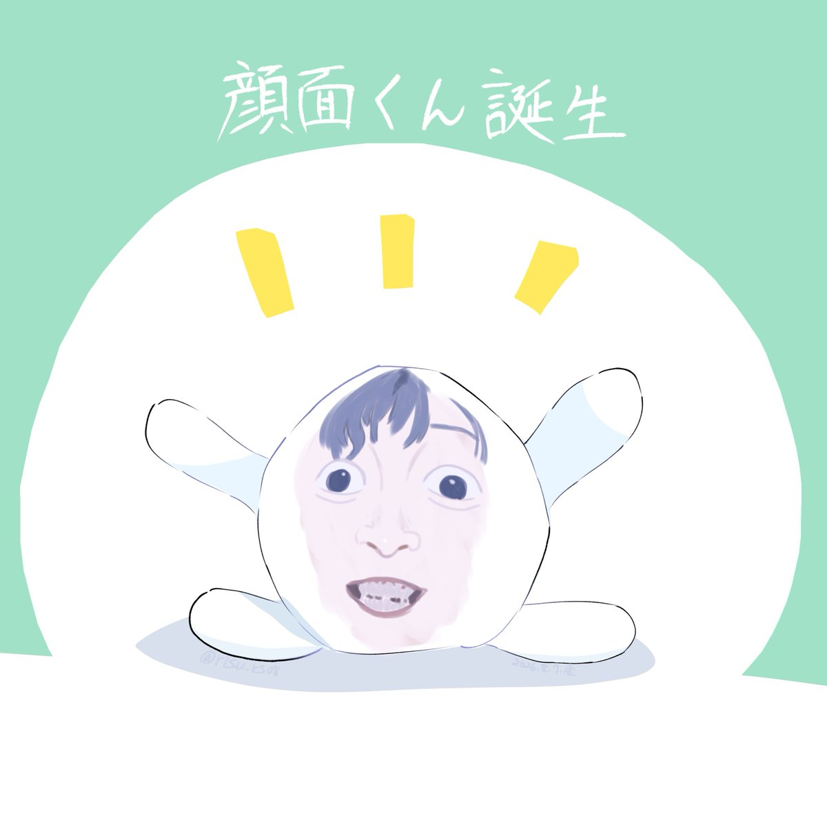 risu_rs08's tweet photo. 誕生秘話 https://t.co/9myvMjQu05