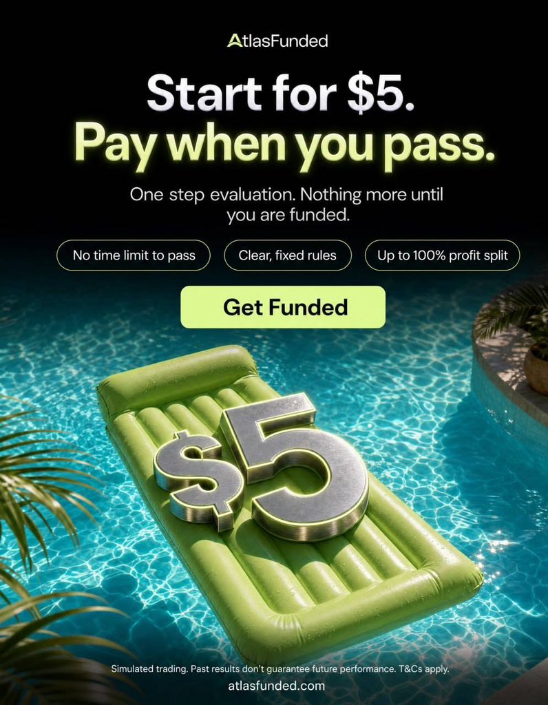 Been_Omar_FX's tweet photo. Ready to prove your edge without breaking the bank? 💰

Start for just $5. Pay the rest only after you pass.

✅ No time limit
✅ Clear, transparent rules
✅ Up to 100% profit split

🚀 Get funded today!

🔗 Start your challenge here:
https://t.co/LnsfhoH0Mx https://t.co/aMWoPyyGO2