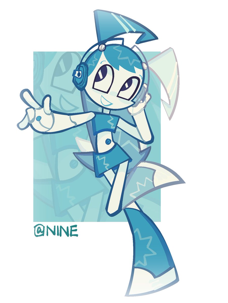 stitchedbunny9's tweet photo. Jenny's long hair design comes from @PoetaPar 
#mylifeasateenagerobot #mlaatr https://t.co/SDvmHj7jX5