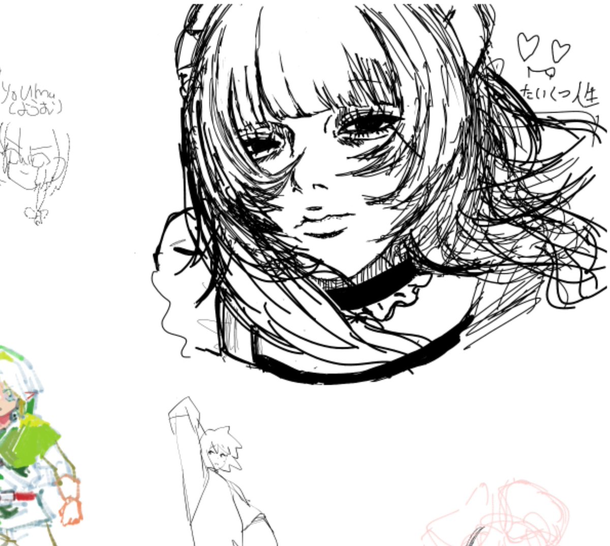 tenka333_'s tweet photo. 絵チャなるもので描いてみました！ #illustrationㅤ  #絵柄が好みって人にフォローされたいㅤㅤ https://t.co/ysGGrShvLK