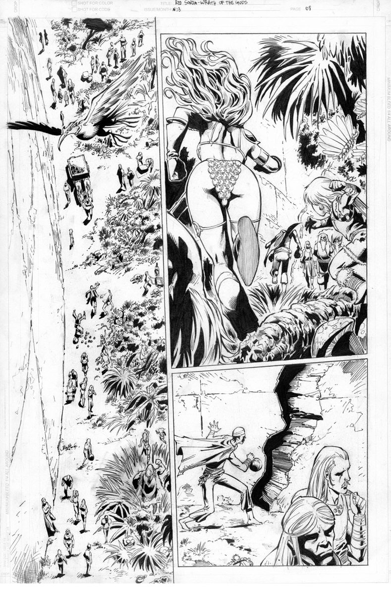 wgpencil's tweet photo. #redsonja #oldstuff https://t.co/UOtidtNDtz