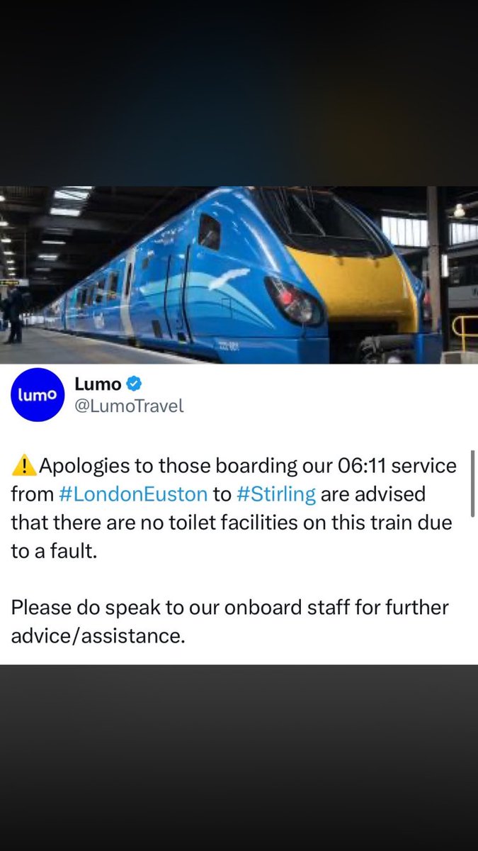 Douknowtheman's tweet photo. Brit Nat all over this being a train issue ?
Course not 
Tumble weed time https://t.co/EAziK8Slzq