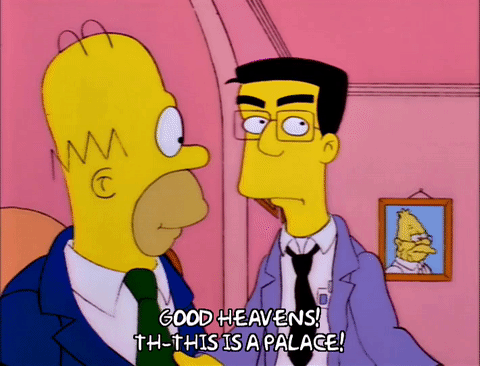 akhivae's tweet photo. These posts are so tiresome.

There was a 1997 episode Homer's co-worker, Frank Grimes, is driven to madness by how undeserving Homer is of his life, even calling his home as a "palace".

One producer said Grimes was supposed to represent a real world person's response to a man like Homer.