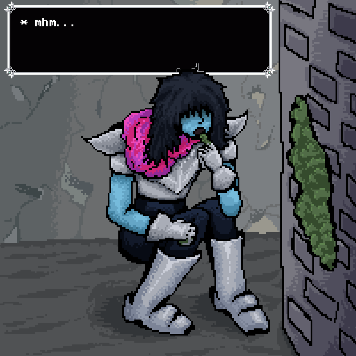 breathusss's tweet photo. Kris was put in prison and saw moss...
#deltarune #pixelart #artㅤㅤㅤㅤ https://t.co/eyiRz5imdM
