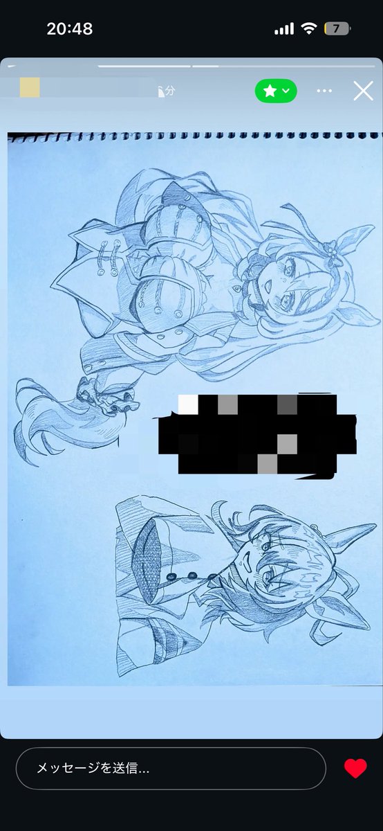 kyletonSenna's tweet photo. おともだちが二人とも描いてくれて仰天
ありがとう愛してる https://t.co/ErO7nlMqlU