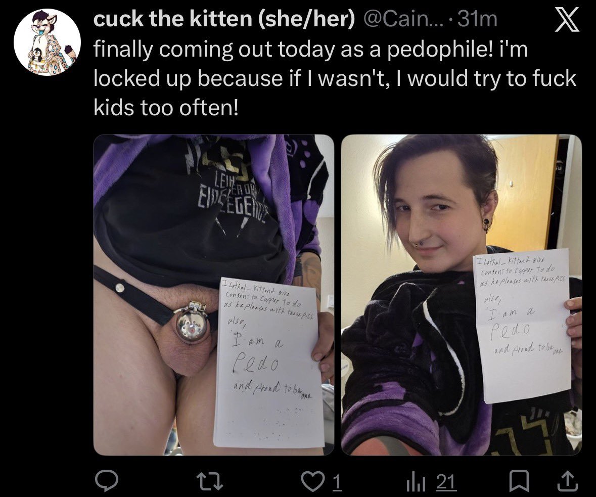 NecroBi_Fluidnb's tweet photo. Even if its a joke, thats not something to joke about please for the love of God block this person or unfollow me if you think this is okay https://t.co/fVwizrJu5G