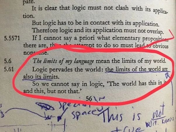 majamediaco's tweet photo. that guy who said the limits of my language mean the limits of my world might have been onto something https://t.co/J11PZaqVc0