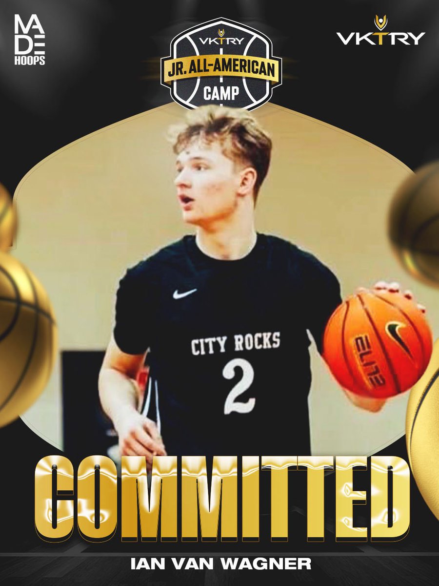 IanVanwagn42463's tweet photo. Honored to be invited to the MADE Hoops Jr. All-American camp this weekend! 

Looking forward to the opportunity to get on the court. 

@madehoops 
@TheCityRocks 
@cityrocksEYBL https://t.co/Qe7ssxFHj8