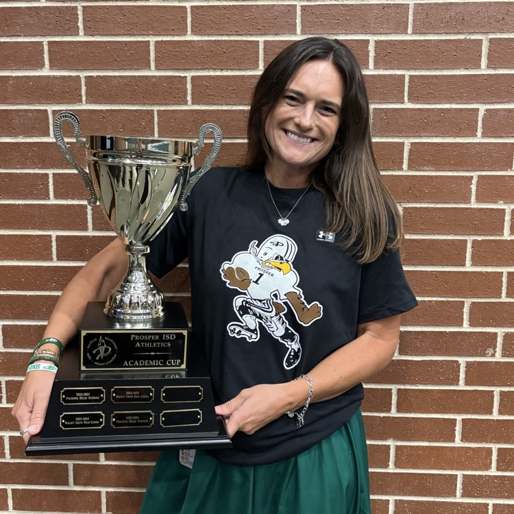 ProsperHS's tweet photo. Prosper High School won the PISD Academic Cup for the 2025-2026 school year! This is a true testament to the hard work of our student-athletes and our teachers' and coaches' unfaltering pursuit of learning for all student-athletes! WE'RE THE SHIP! https://t.co/lbHq8YJxok