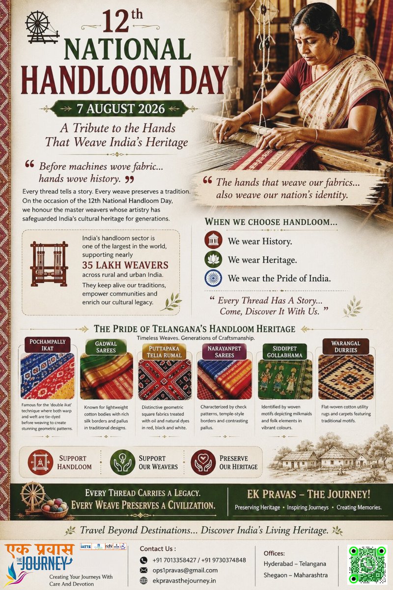 prashanthimuda2's tweet photo. #Handloom Day https://t.co/k3fwJT43kE