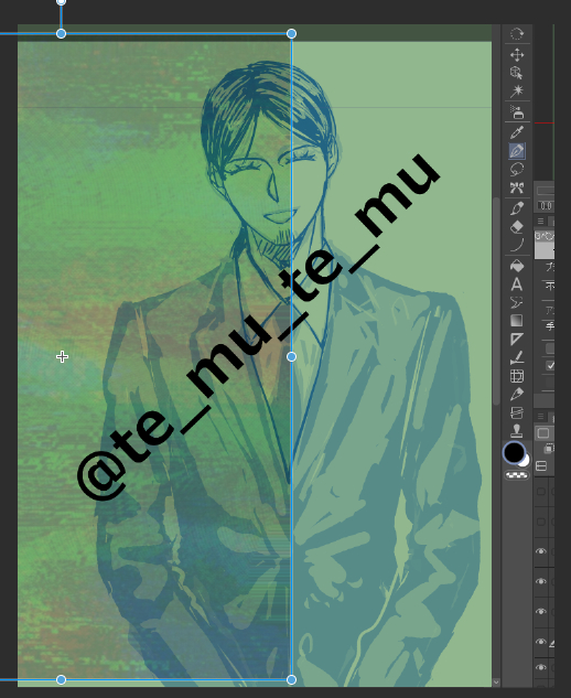 te_mu_te_mu's tweet photo. 生産速度をあげたいので、いつもより下書きがラフな状態でペンを入れる試み。 https://t.co/zFeyipcYTs