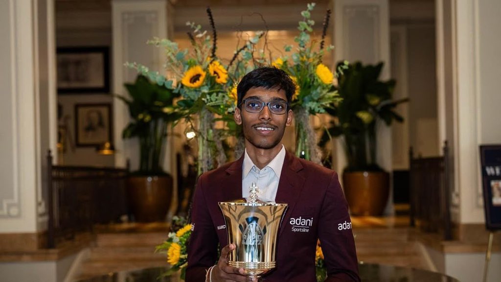 EPSTamilNadu's tweet photo. Congratulations to GM @rpraggnachess on a phenomenal triumph at the 2026 Saint Louis Rapid & Blitz Championship! 

Winning one of the toughest events on the Grand Chess Tour is a testament to your consistency, composure, and world-class brilliance. Your remarkable achievement continues to inspire millions and makes #India🇮🇳 proud.

Wishing you many more victories on the global stage.
@AIADMKOfficial