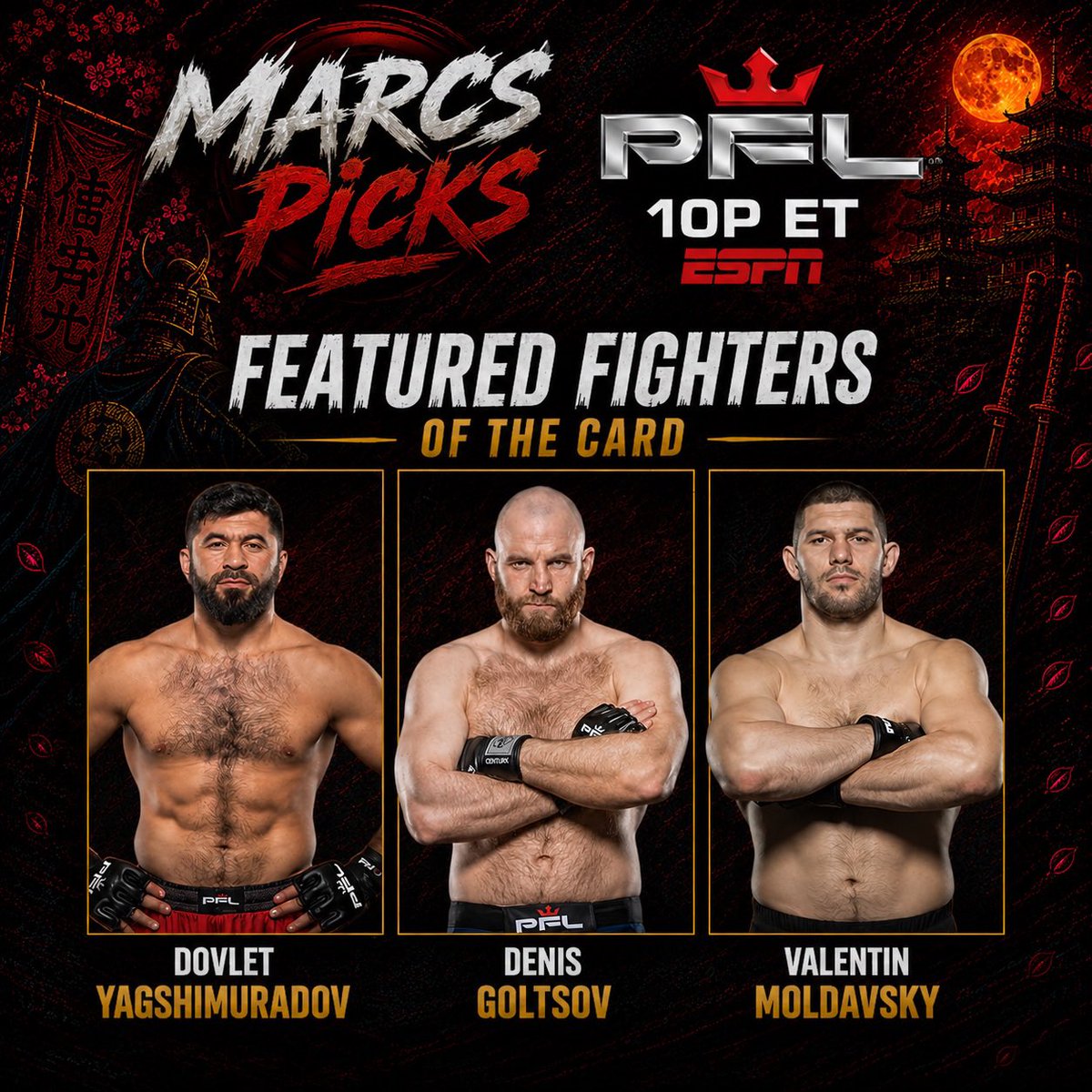 Marcus_MMAandPW's tweet photo. What’s up Fight Fans?! Here are my picks for #PFLCharlotte! Main Event features Charlotte’s Own, “The Butcher” Bryan Battle facing off against “Hercules” Dalton Rosta! North Carolina got a good card tonight! #MMA #MarcsPicks #PFL #Predictions https://t.co/xyH23SJDfG