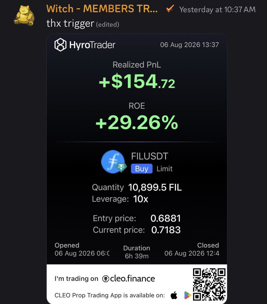 Bryptotraders's tweet photo. Hereβs some trades from our discord using @hyrotrader_com . Use our link and save 10% and join our discord. How to join our discord? Link is in our bio.
https://t.co/Vhc5sfiIDJ
#Funded #Crypto #Futures #CryptoDiscord https://t.co/cBl5LGa4Q0