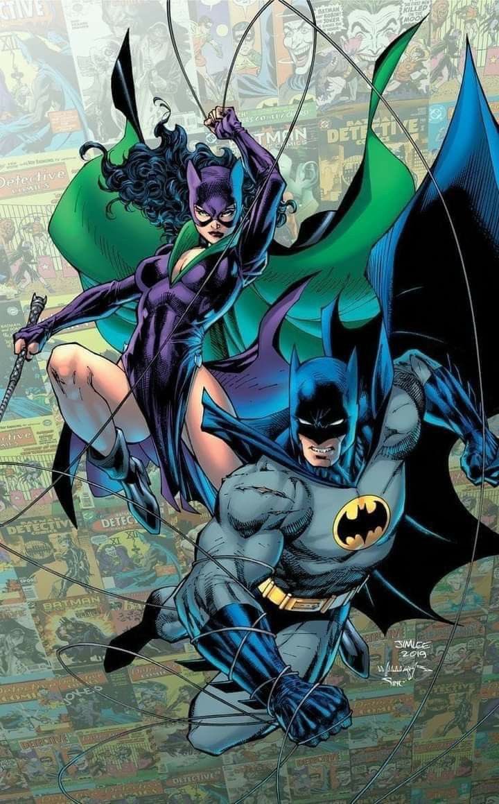 batsignal1939's tweet photo. Batman and Catwoman by Jim Lee @JimLee https://t.co/l5X7ckVrEl