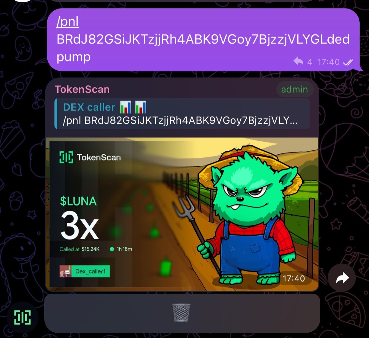 Dexs011's tweet photo. 3x on $Luna 
Ca; 

BRdJ82GSiJKTzjjRh4ABK9VGoy7BjzzjVLYGLdedpump https://t.co/gxEUYfhFwm