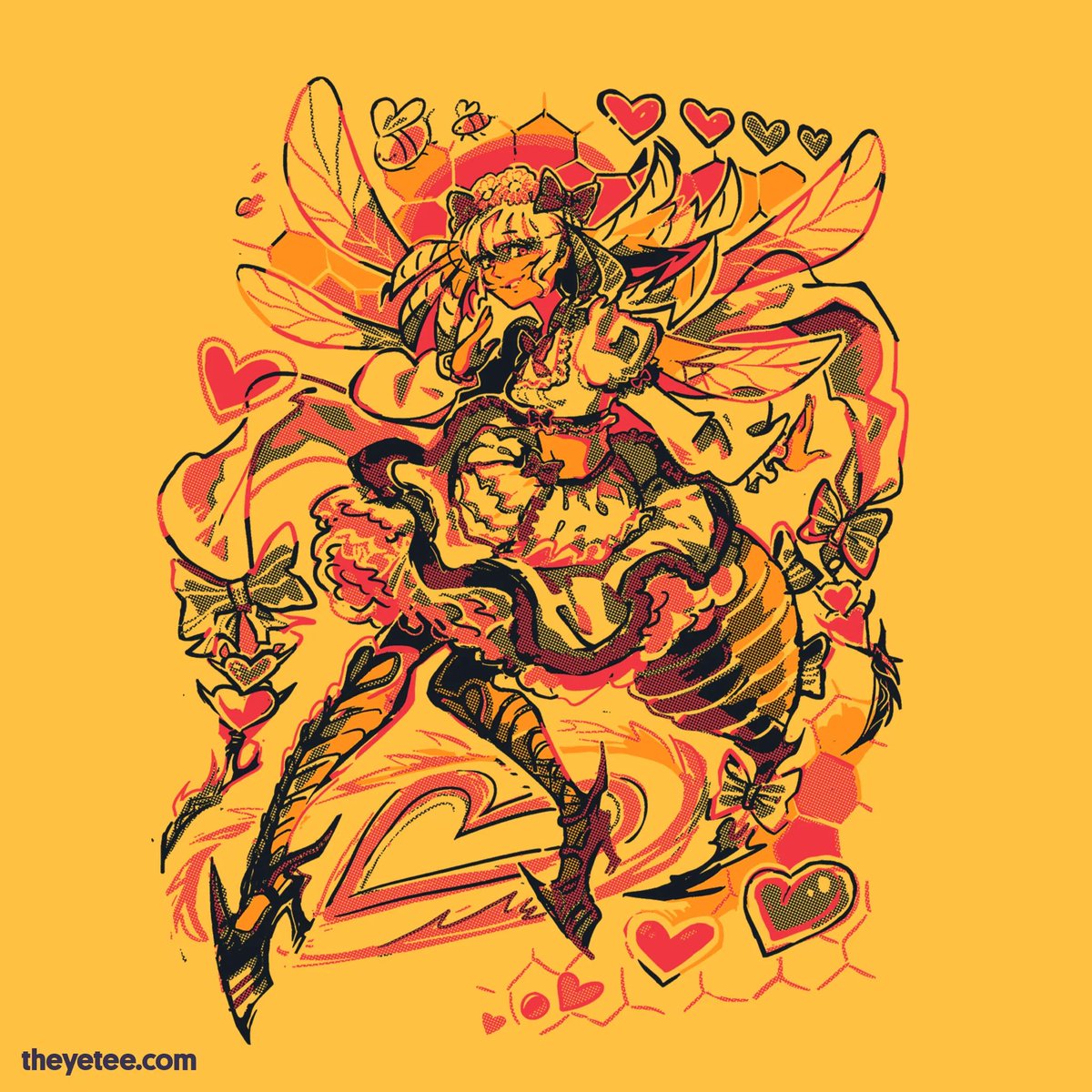 Wario64's tweet photo. Final Fantasy XIV - Bee my Lovely t-shirt (by HelloWinter) is $20 at The Yetee (today only) https://t.co/u4vmTOcpK8 #ad https://t.co/0TKptFROHH