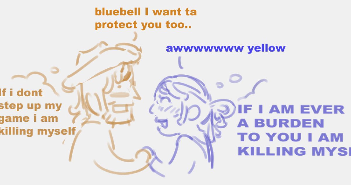 deerfulaverage's tweet photo. my blellow dynamic is so good and fucking awesome isnt that right https://t.co/wdequT5j5D