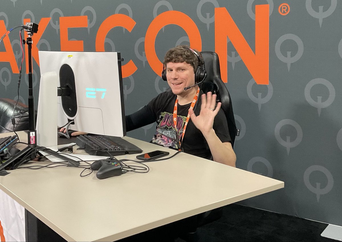 ModernDOOMSR's tweet photo. Who’s ready for more DOOOM?

We’ve got @BloodShot9001 running DOOM: The Dark Ages Revelations - Any% Restricted LIVE at @QuakeCon 12:00 PM CST https://t.co/gEeFMVaY2M