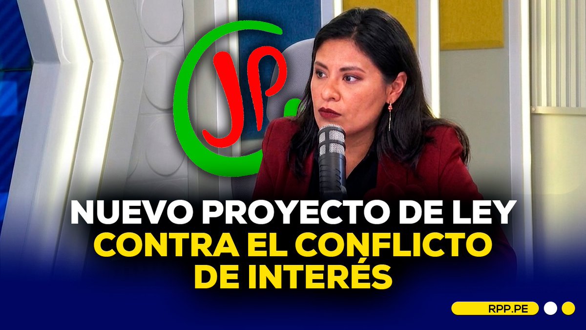 RPPNoticias's tweet photo. 🚨 La diputada Svieta Fernández anunció que presentará un proyecto de ley para impedir que los congresistas legislen a favor de sus propios procesos. Además, opinó sobre el salvoconducto otorgado a Betssy Chávez, la investigación por presunta agresión contra el diputado Julián Pérez Mallqui y el caso de la mujer denunciada por agredir a un niño con autismo.

👉https://t.co/FzcZgbDRMf
#ADNRPP