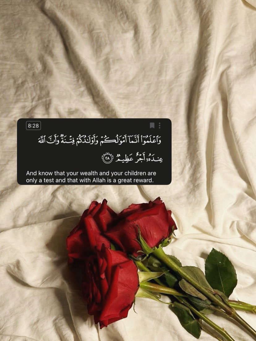 AsthaghfirAllah's tweet photo. Al-Anfal 8:28

އަދި ކަލޭމެން ދަންނާށެވެ! 
ހަމަކަށަވަރުން ކަލޭމެންގެ މުދަލާއި ދަރީންނަކީ إمتحان އެކެވެ. 
އަދި ހަމަކަށަވަރުން ﷲ ދަންނައެވެ! 
ބޮޑުވެގެންވާ ދަރުމަވަނީ އެކަލާނގެ حضرة ގައެވެ. ❤️ https://t.co/mssnn2wFNW