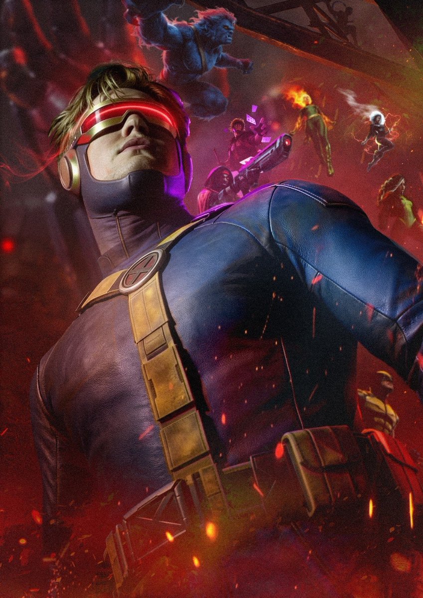 Bosslogic's tweet photo. To Me, My X-men V2 - as requested you wanted the over ears and the chin guard 🙏 enjoy / Kit Connor Cyclops https://t.co/jOjKq6VzED