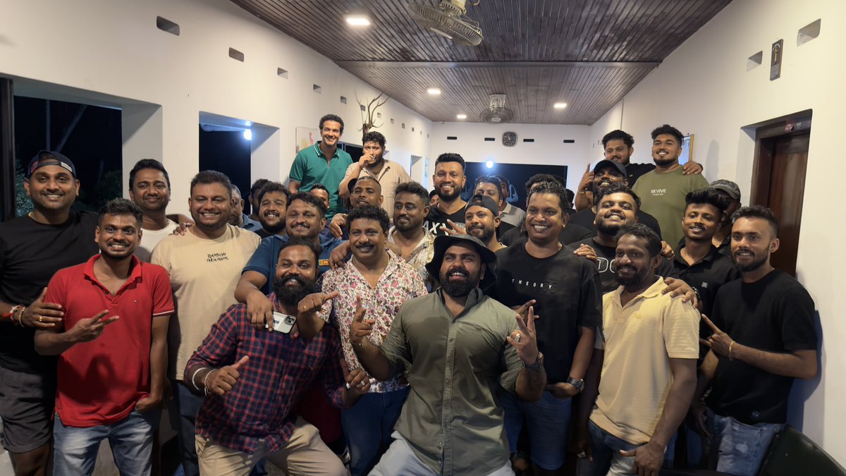 nishantha1's tweet photo. Good times with the best crew! ๐ฅ๐ฅ
#SquadGoals #GoodVibes #Memories https://t.co/VeoAwi9V8G