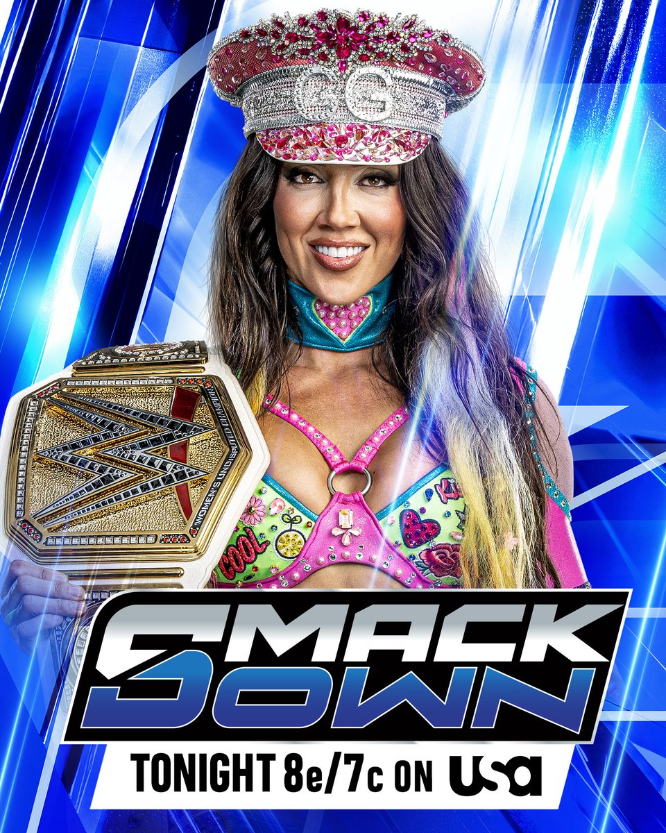 WWE's tweet photo. TONIGHT on #SmackDown:

@ImChelseaGreen returns after #SummerSlam as Interim WWE Women's Champion!!! 🔥👏

📺 8e/7c on @USANetwork 
📍 Philadelphia, PA
🎟️ https://t.co/lwFd96I1PY https://t.co/xTpPpWW24N