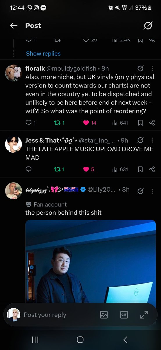 __ESCAPENOW__'s tweet photo. 8H SPOTIFY TRACKING END 😭
Spotify have been shitty wholw day so PLEASE STREAM CORRECTLY🙏🙏
WE NEED TO COMPENSATE FOR ALL STREAM LOST IN THOSE HOURS😭😭😭😭😭😭 https://t.co/uwpUSDNgb7