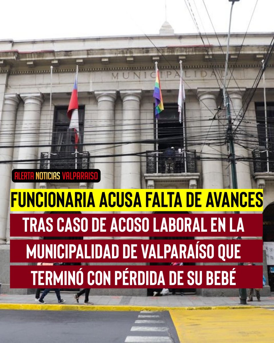 AlertaNoticiasV's tweet photo. Pricila Cuneo, funcionaria que en 2024 denunció acoso laboral en el Departamento de Fiscalización y que posteriormente perdió un embarazo, asegura que el municipio aún no le informa sobre las acciones adoptadas tras el pronunciamiento de Contraloría. La trabajadora presentó un nuevo reclamo y cuestionó que los funcionarios denunciados continúen ejerciendo cargos de responsabilidad.

Un nuevo cuestionamiento enfrenta la Municipalidad de Valparaíso por la tramitación de una denuncia de acoso laboral presentada por una funcionaria del Departamento de Fiscalización, luego de que Pricila Cuneo acusara que, pese a un pronunciamiento de Contraloría emitido en agosto de 2025, aún no existirían avances que permitan esclarecer los hechos y determinar eventuales responsabilidades administrativas.

El caso se remonta a 2024, cuando Cuneo denunció públicamente situaciones de acoso laboral que, según su relato, involucraban a funcionarios de dicha unidad municipal. En ese contexto, sostuvo que había sido desvinculada de la Municipalidad pese a haber presentado previamente una denuncia por acoso, situación que posteriormente habría sido revertida. 

Además, vinculó el estrés que experimentó durante ese periodo con la pérdida de un embarazo, antecedente que también fue expuesto públicamente en ese momento.

La situación llegó posteriormente a Contraloría junto con denuncias de otros funcionarios. En su resolución del 5 de agosto de 2025, el organismo fiscalizador señaló que los denunciantes cuestionaban que la Comisión Investigadora municipal hubiese desestimado las reclamaciones sin considerar adecuadamente testigos y pruebas ofrecidas. Por ello, instruyó a la alcaldesa verificar la regularidad de la tramitación de las denuncias e informar documentadamente sobre ello dentro de 15 días hábiles.

📌Noticia completa en https://t.co/xQtPUzceUa