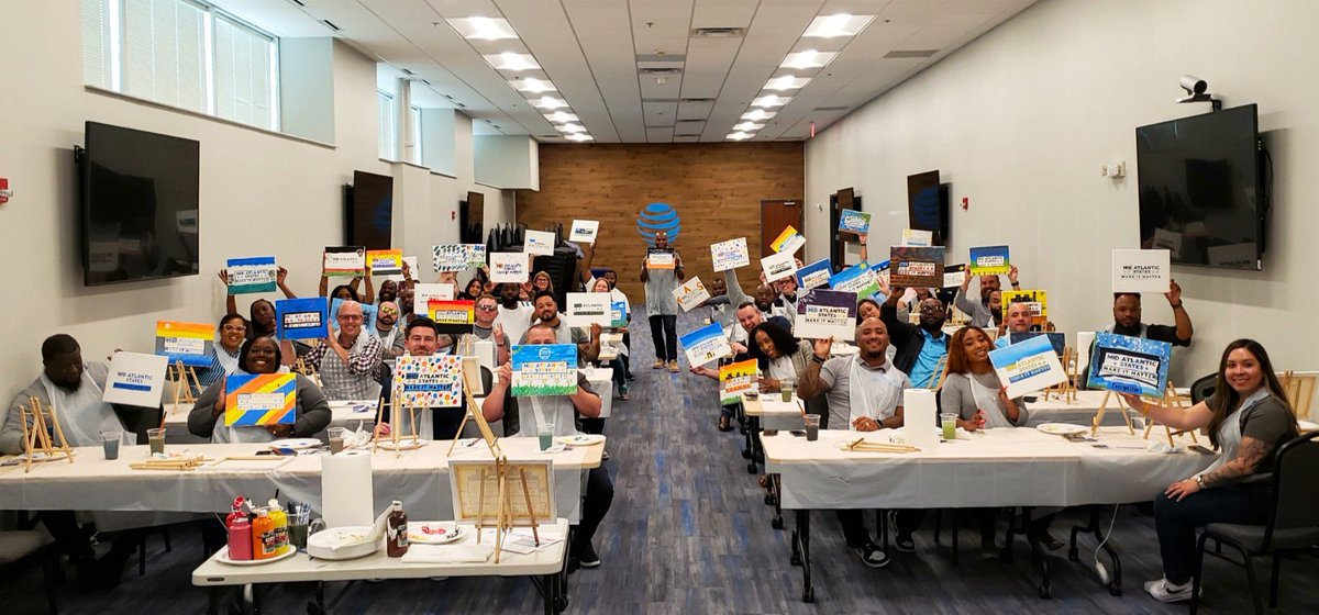 SadePaintandSip's tweet photo. Swap meetings for paintbrushes and give your team an experience they'll actually remember. Whether you're celebrating milestones, boosting morale, or simply bringing everyone together, we'll create a fun, relaxing event at your office #TeamEvents #PaintParty #DMVEvents https://t.co/e3RgO5S2rP