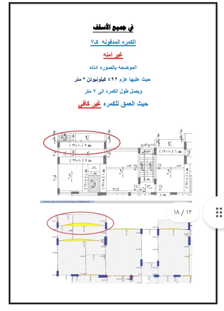 Eng_600's tweet photo. من مراجعة مخطط الأسقف .. 

- كمرات مدفونه غير مشيكه السماكه
- ضرورة عمل كمرات مدفونه بين الاعمده لزيادة الربط وتقليل من طول الأعصاب
- ينبغي تعميم سمك للسقف 32 سم 

. https://t.co/U4RCVcKMgL