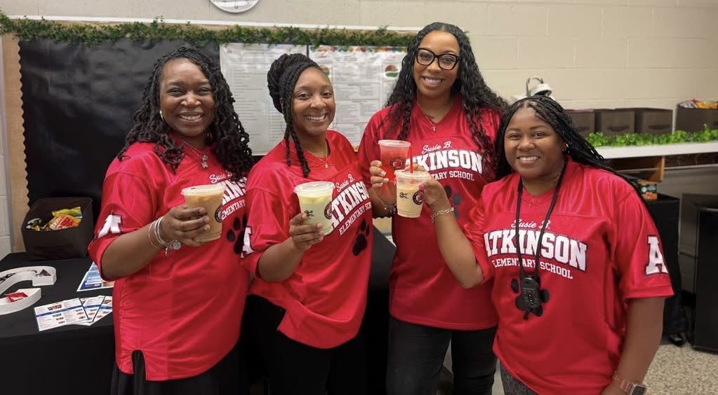 atk_alltheway's tweet photo. We LOVE 7 Brew! A HUGE thank you for donating an amazing variety of drinks to our ATK family! It was definitely a LUCKY FRIDAY! And HEYYYY… WE MADE IT! Week ONE of the 2026–27 school year is officially in the books! 🐻🔥 #ATK https://t.co/JQPjtFNA43