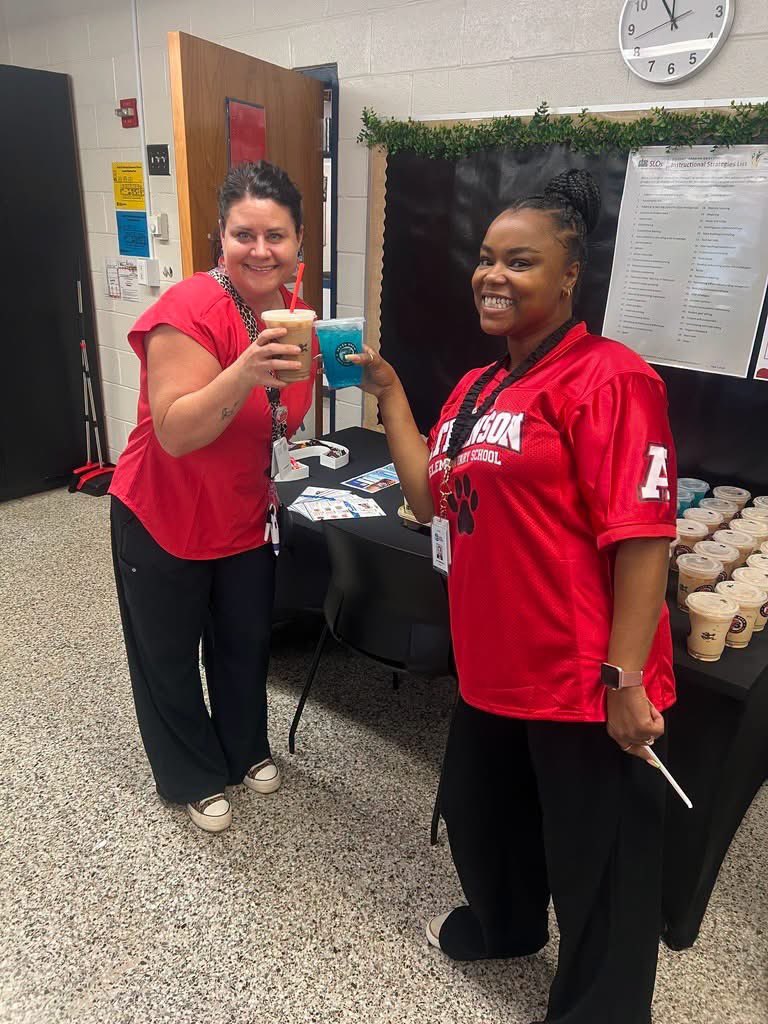 atk_alltheway's tweet photo. We LOVE 7 Brew! A HUGE thank you for donating an amazing variety of drinks to our ATK family! It was definitely a LUCKY FRIDAY! And HEYYYY… WE MADE IT! Week ONE of the 2026–27 school year is officially in the books! 🐻🔥 #ATK https://t.co/JQPjtFNA43
