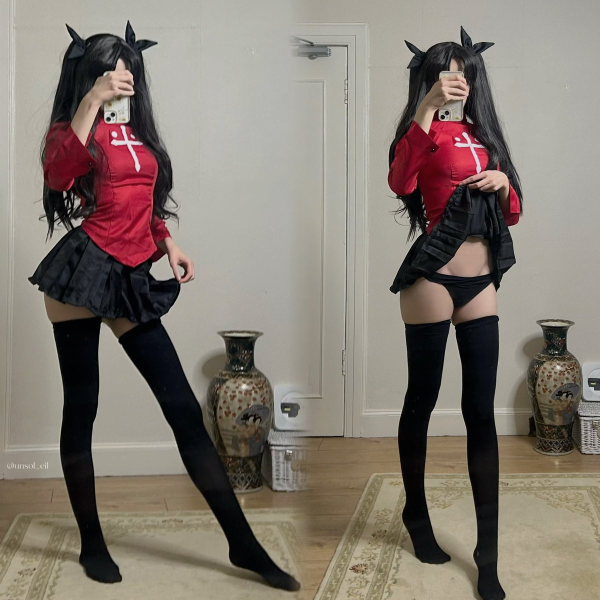 unsol_eil's tweet photo. remember my rin tohsaka cosplay? :3 https://t.co/qcVWUYITBi