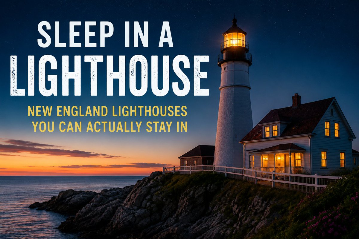 doozydoo's tweet photo. 🌊 You can actually spend the NIGHT in a New England lighthouse.
Some are on remote islands. Some are off-grid. And some let you sleep inside the lighthouse itself. 😳⚓
🫎 See where you can stay:
DOOZYDOO Lighthouse Guide
#NewEngland #Lighthouses #Travel #BucketList #DOOZYDOO https://t.co/y6lD7brhE3