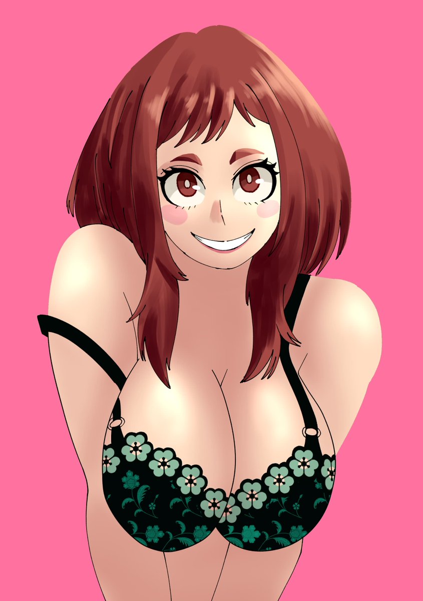 MermaidKunoichi's tweet photo. Ochaco got herself a brand new bra! Do you think Deku will like it?
Once again this was a commission drawn by @StephenOgodi 
#MyHeroAcademia #Izuocha #OchakoUraraka https://t.co/KzYUPtHeZp
