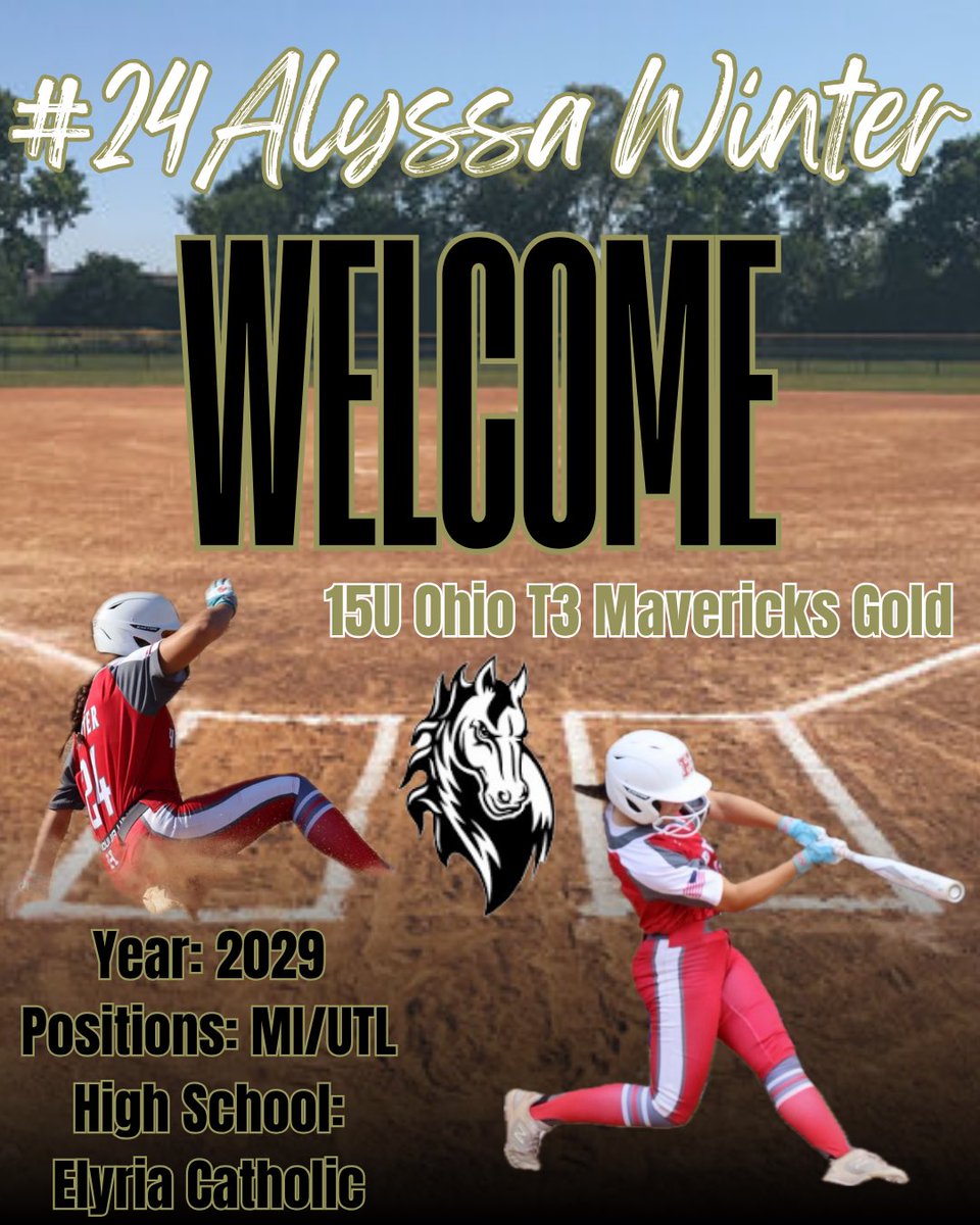 16UOHT3MavsGold's tweet photo. 💣ROSTER ANNOUNCEMENT 💣

We’re so excited to welcome 2029 @alyssa_win2397 to 15U Ohio T3 Mavericks Gold for the 2026-27 season!  We can’t wait to get to work Lyss! https://t.co/eEt0hEbMa8