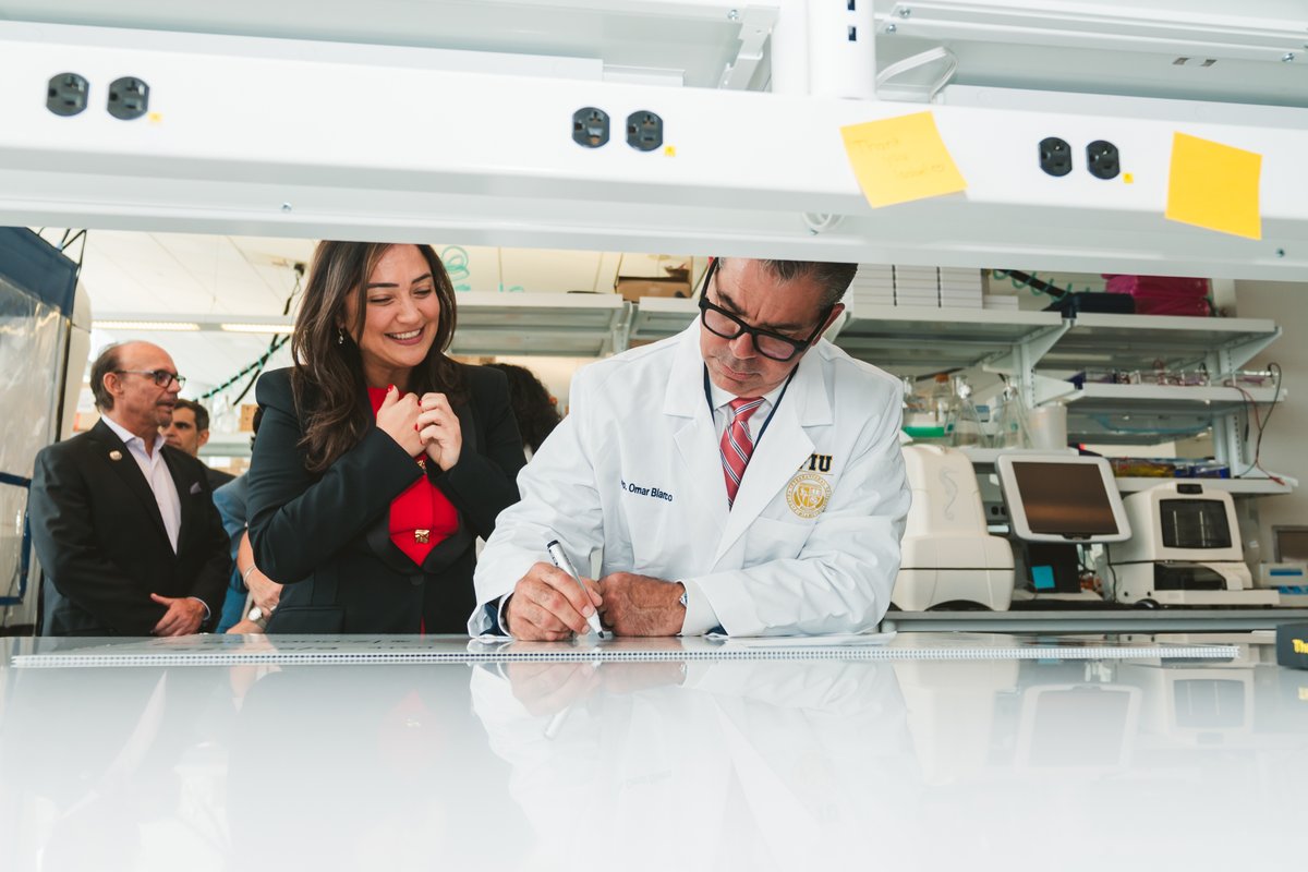 FIUgov's tweet photo. "This cutting-edge technology positions Florida as a global leader in precision oncology, and I’m proud to have fought for the resources that make it possible." @OmarBlancoFL

To read more, visit: https://t.co/5QR7gCe9JI https://t.co/a1w9pkouEa